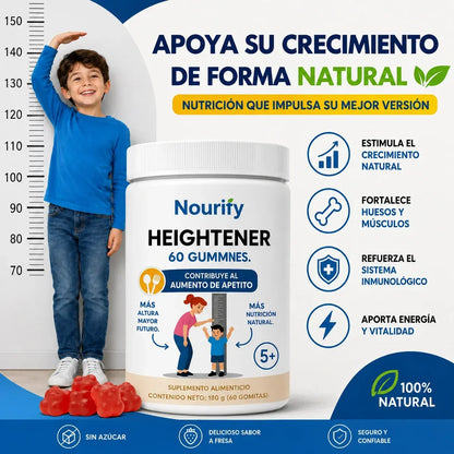 Gomitas Heightener Crecimiento + Envio Gratis